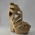 Neue Design Damen Chunky Sandalen (HCY03-049)